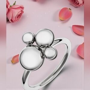 NIB Calvin Klein Stainless Steel Ring w COA - Size 7